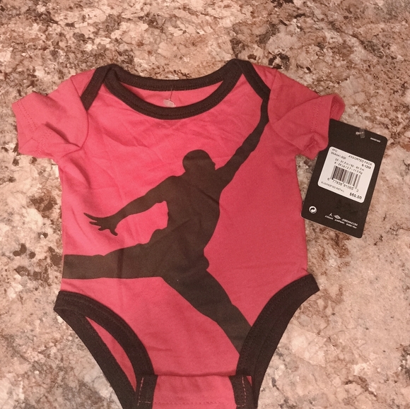 Jordan Red and Black Bodysuit with Stylish Design.New - Picture 3 of 7